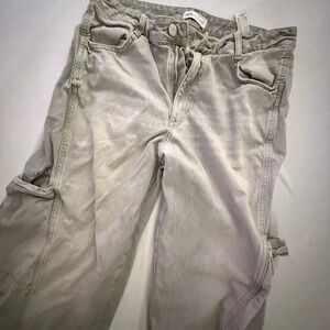 Zara Light Tan Cargo Pants